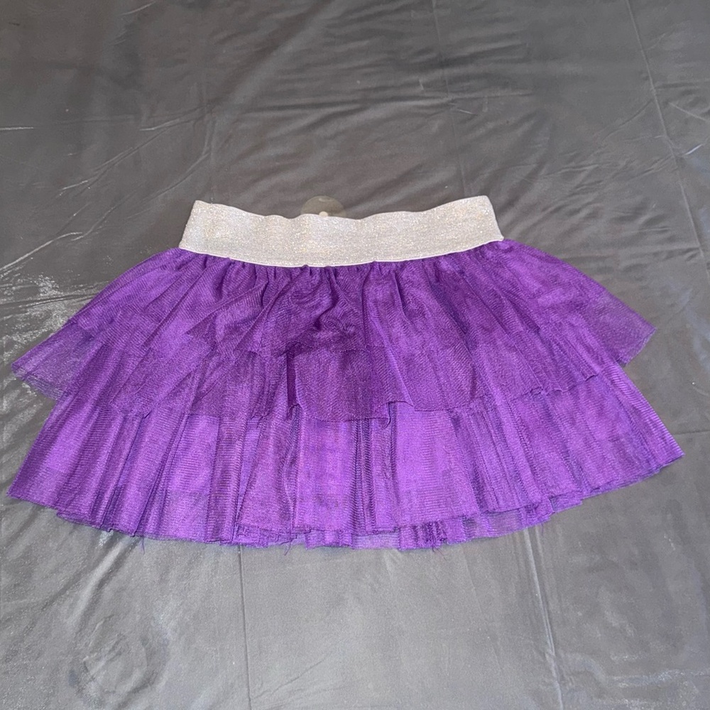 Circo Purple Skater Skirt with Silver Waistband